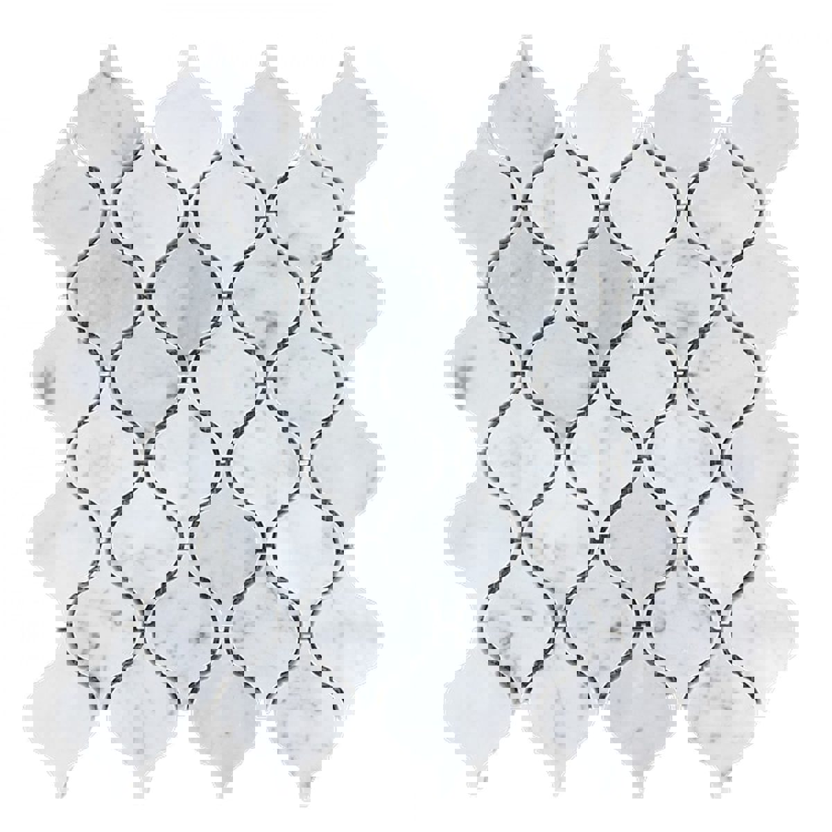 Carrara Marble Lantern Mosaic