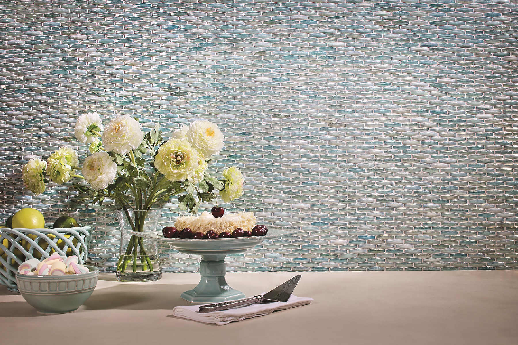 Industry first glass mosaic collection